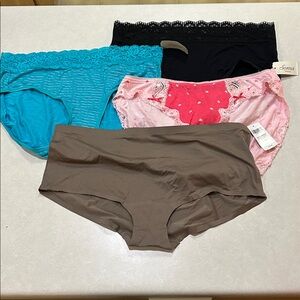NWT set of 4 Soma panties